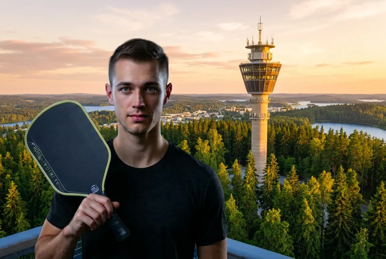 Ikigai Pickleballin perustajat kentällä Kuopiossa